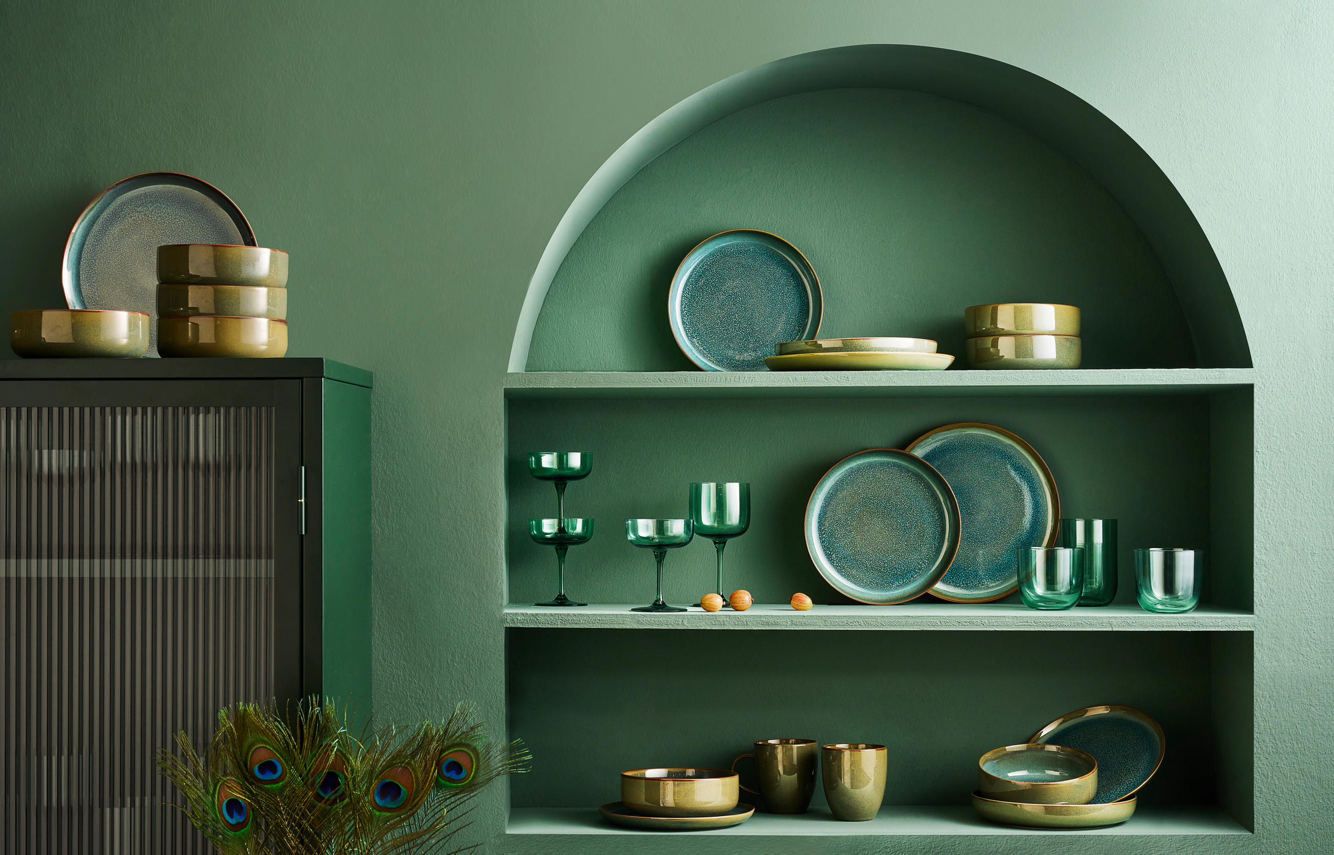 TAFELSERVICE Crafted Breeze 8-teilig - Basics, Keramik (34,5/19,4/32cm) - like.Villeroy & Boch
