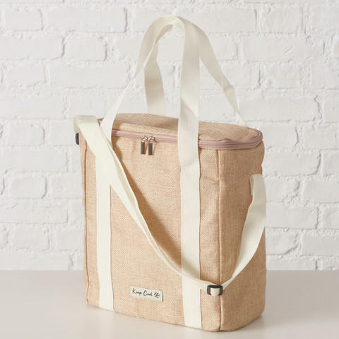 KÜHLTASCHE - Beige, Basics, Textil (29/13/31cm)