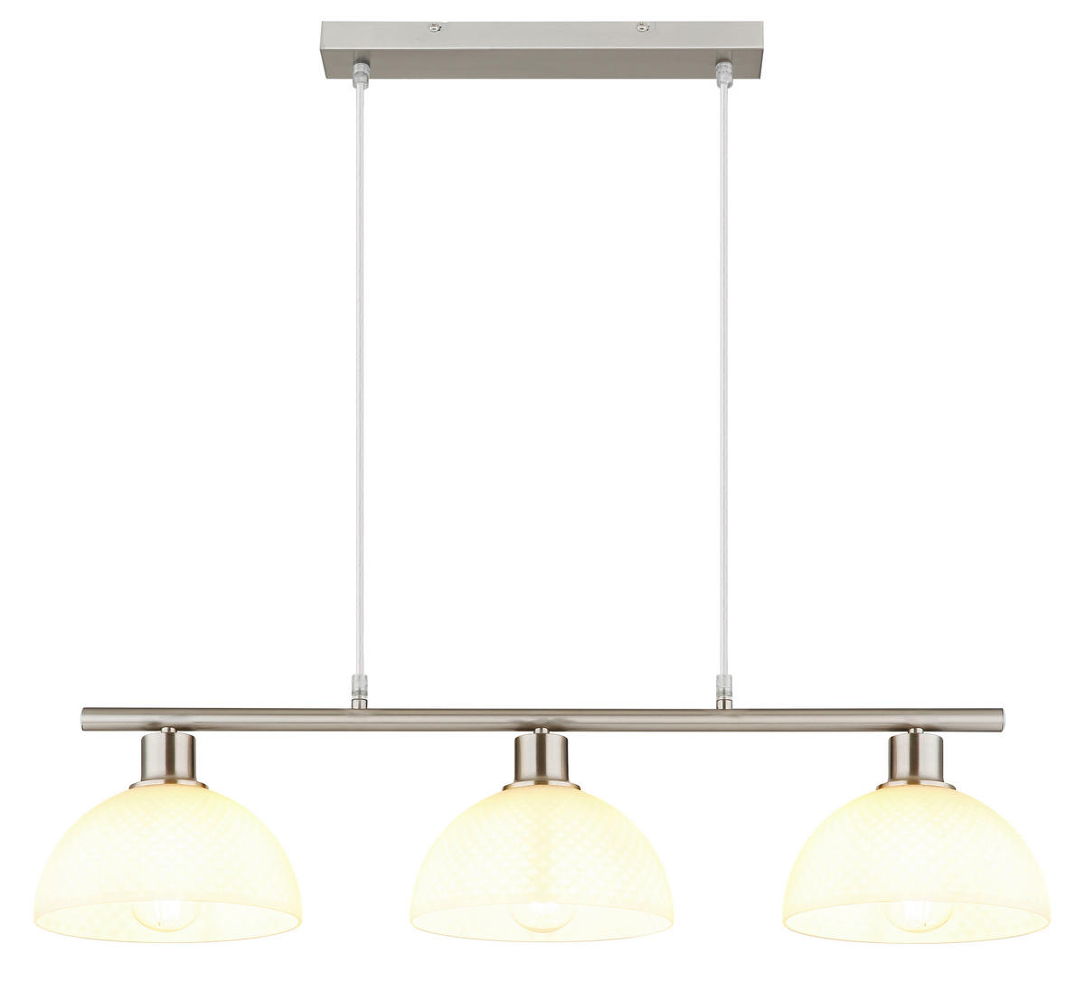 ZÁVĚSNÉ SVÍTIDLO, 77/20/120 cm  - černá/opál, Design, kov/plast (77/20/120cm) - Globo