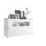 SIDEBOARD Hochglanz, Melamin Weiß - Silberfarben/Weiß, Design, Holzwerkstoff/Kunststoff (150/82/44cm) - Carryhome SIDEBOARD Hochglanz, Melamin Weiß - Silberfarben/Weiß, Design, Holzwerkstoff/Kunststoff (150/82/44cm) - Carryhome