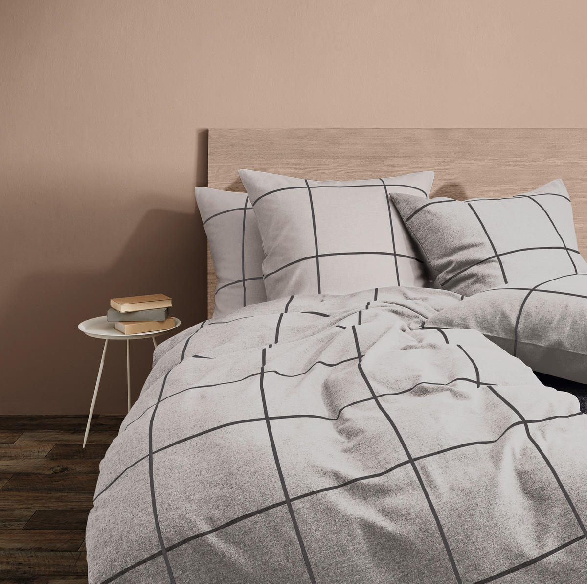 BETTWÄSCHE Lech Flanell 135/200 cm  - Grau, Design, Textil (135/200cm) - Fleuresse