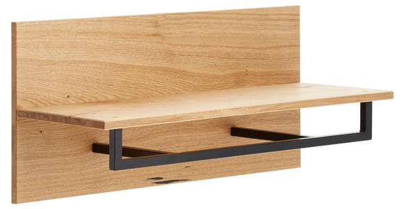 GARDEROBE 6-teilig  in 270/202/38 cm  - Eichefarben/Anthrazit, Natur, Holz/Textil (270/202/38cm) - Linea Natura