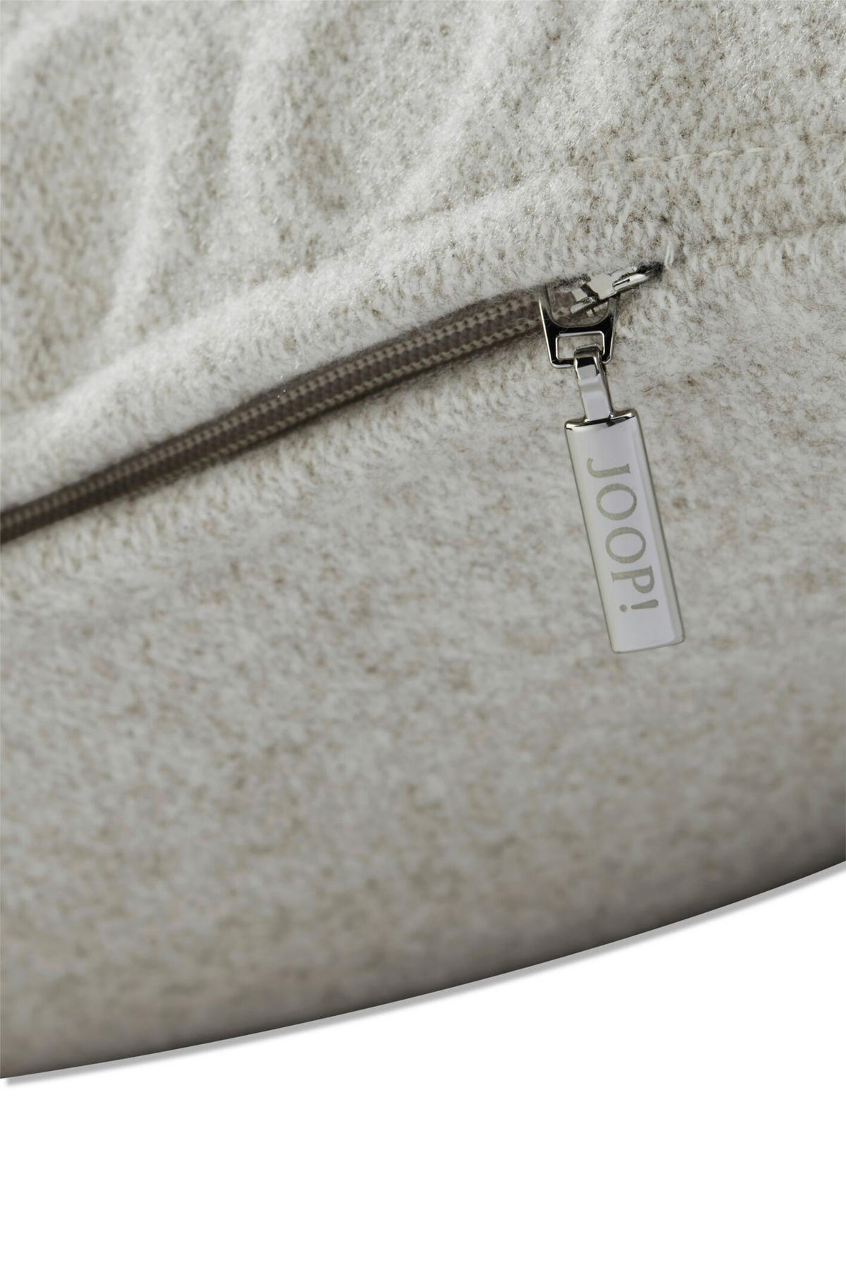 KISSENHÜLLE J! Signature grau 40/40 cm  - Hellgrau/Grau, Design, Textil (40/40cm) - Joop!