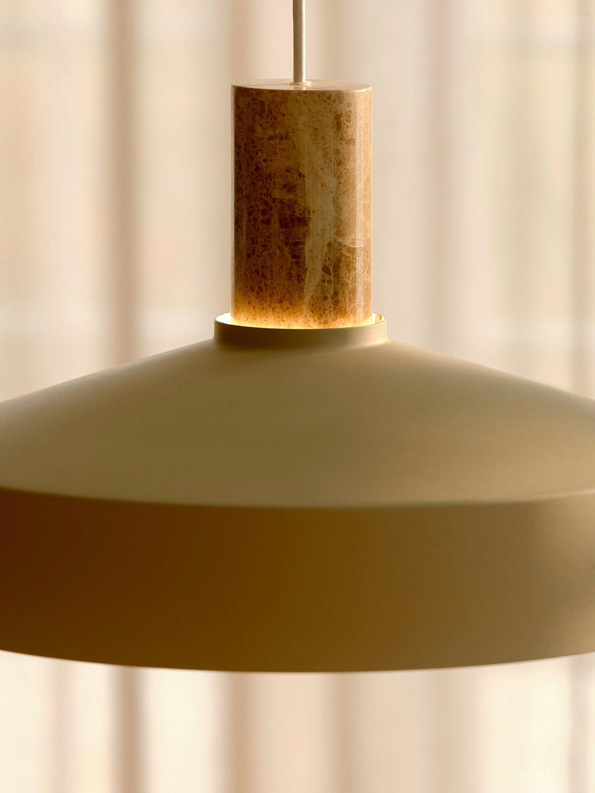HÄNGELEUCHTE 37,5/13 cm   - Beige, LIFESTYLE, Metall (37,5/13cm) - Nordlux