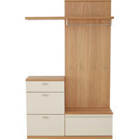 GARDEROBE  in  - Eichefarben/Creme, Design, Holz/Holzwerkstoff - Invivus