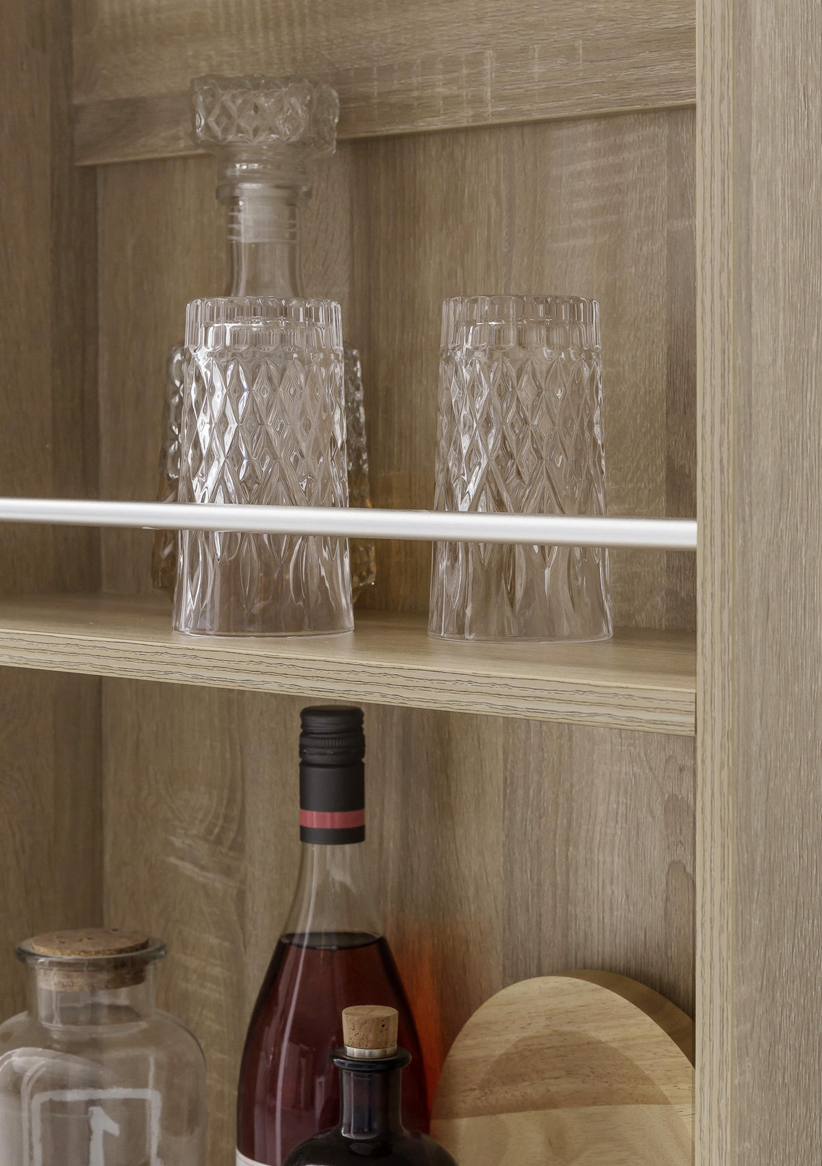 BARSKA MIZA  - hrast sonoma, Basics, leseni material (120/60/107,5cm) - MID.YOU