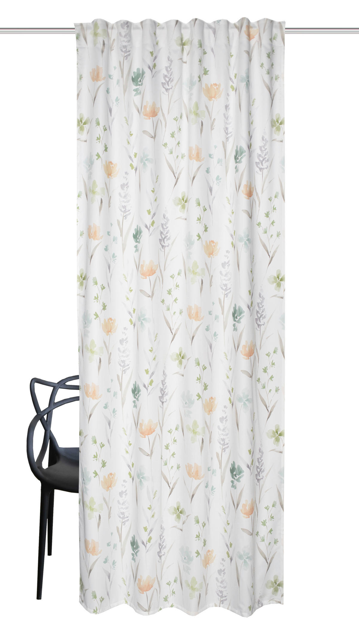 FERTIGVORHANG  blickdicht   135/245 cm  - Grün, Natur, Textil (135/245cm)