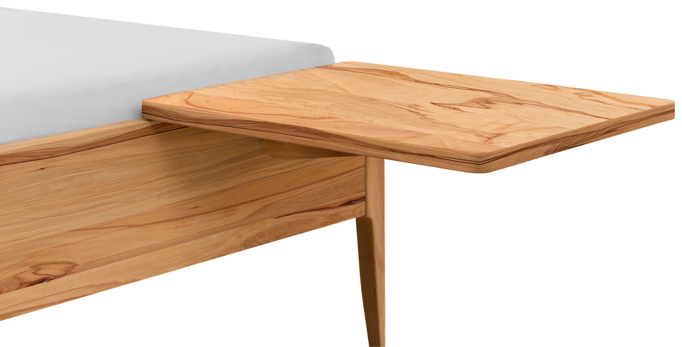 NACHTTISCH 48/38/9 cm Buche massiv  - Buchefarben, Design, Holz (48/38/9cm) - Hasena