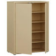 SCHUHSCHRANK Alice Springs  in 74,5/99,1/34,9 cm  - Hellgelb/Grau, MODERN, Holzwerkstoff/Kunststoff (74,5/99,1/34,9cm) - Carryhome