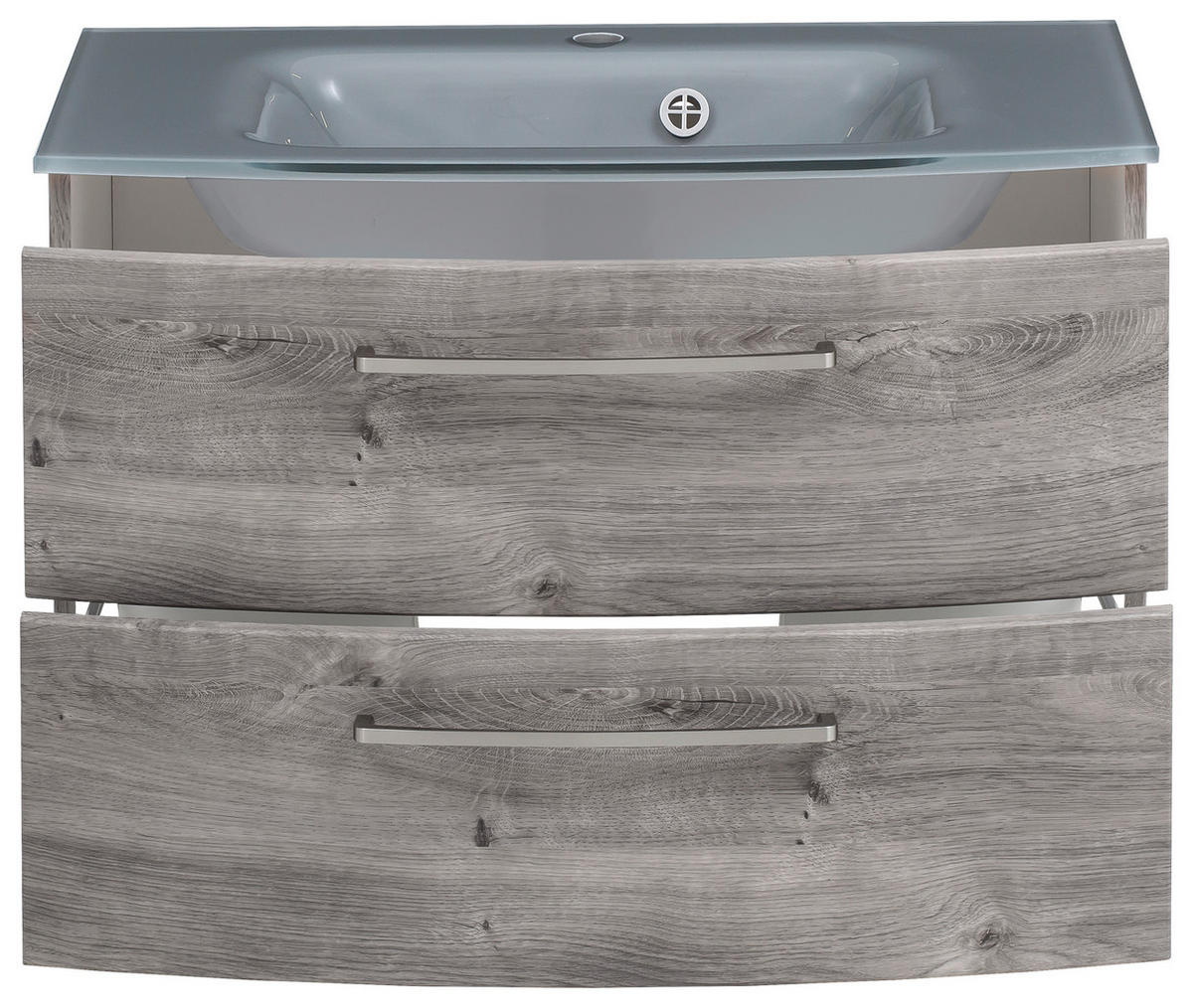 TVÄTTSTÄLL MED KOMMOD 80 cm  - aluminiumfärg/grå, Klassisk, metall/trämaterial (80cm) - Held