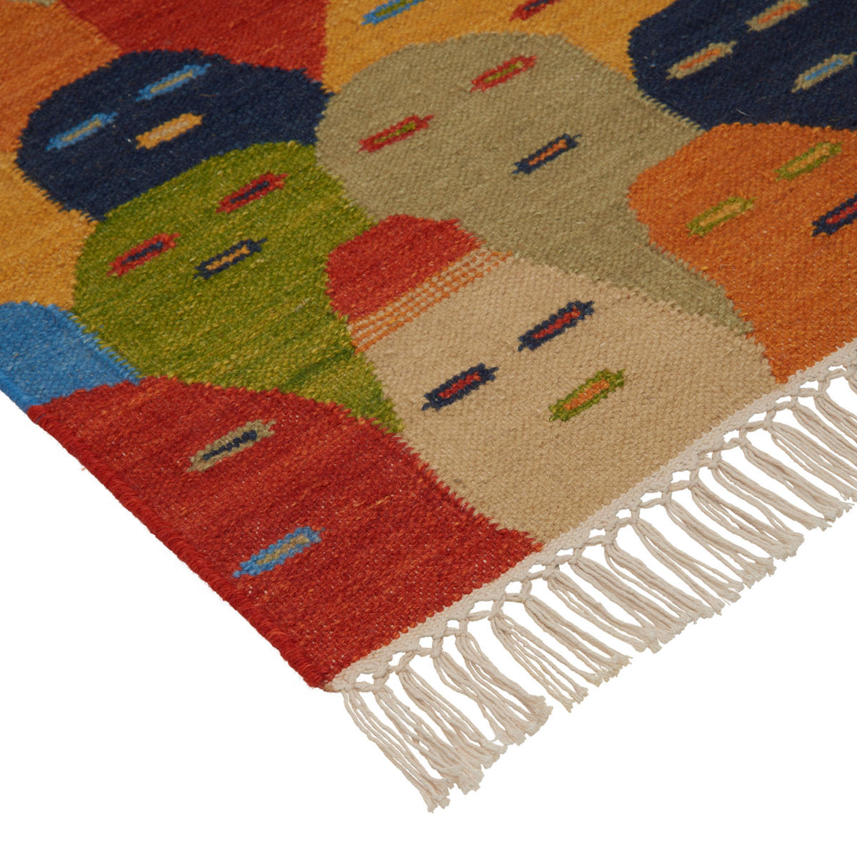 ORIENTTEPPICH  Wohnzimmer 120/180 cm Happy Faces Multicolor rechteckig  - Multicolor, LIFESTYLE, Textil (120/180cm) - Cazaris