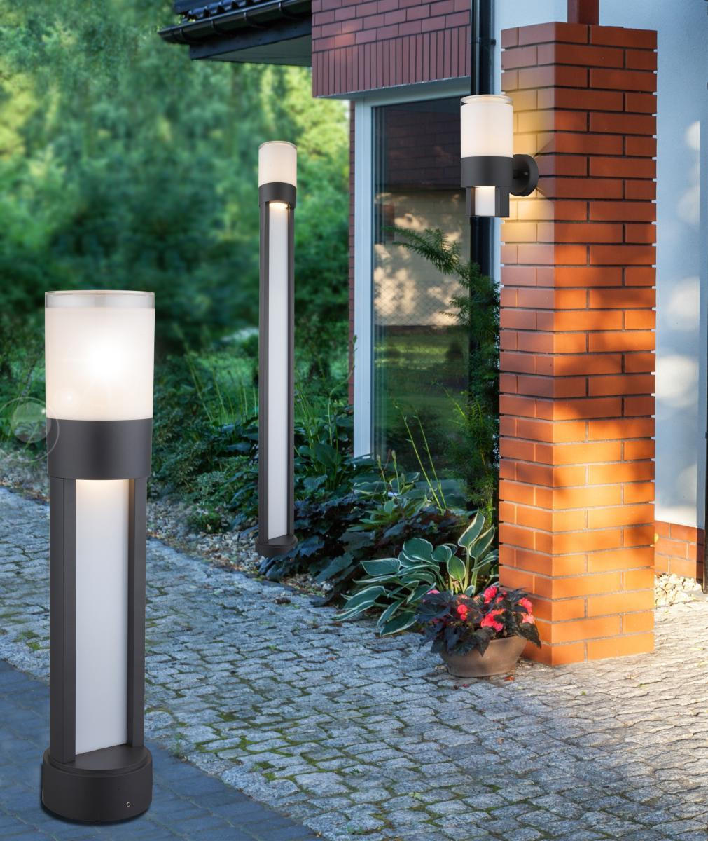 WEGELEUCHTE 11/110 cm   - Klar/Opal, Design, Kunststoff/Metall (11/110cm) - Globo