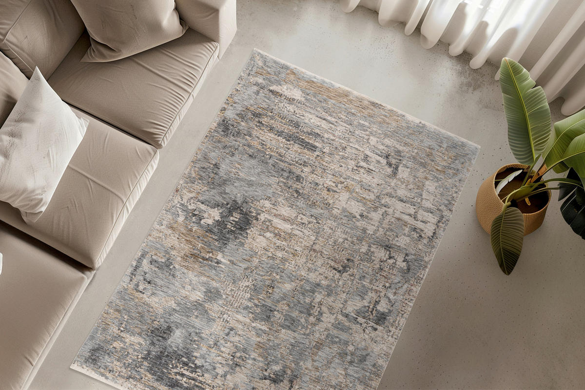 FLACHWEBETEPPICH 80/150 cm My Picasso Dunkelblau  - Dunkelblau, Design, Textil (80/150cm) - Obsession