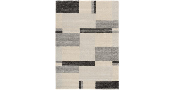 WEBTEPPICH 65/130 cm Palazzo Bloc Grau  - Grau, Design, Textil (65/130cm) - Novel