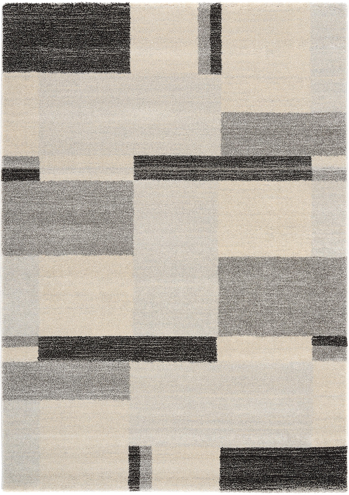 Teppich Läufer Grau Palazzo Bloc 80x300 cm