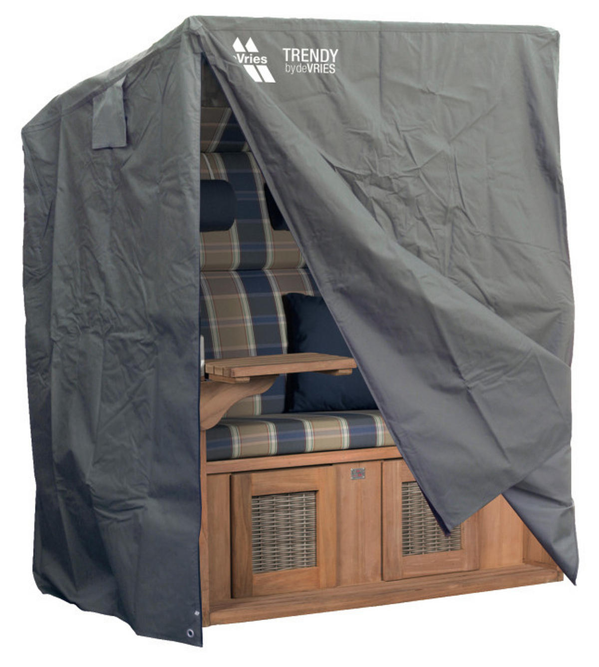 SCHUTZHÜLLE Grau   - Grau, Basics, Textil (135/165/95cm)