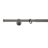 VORHANGSTANGENSET 210 cm  - Anthrazit, Basics, Metall (210cm)