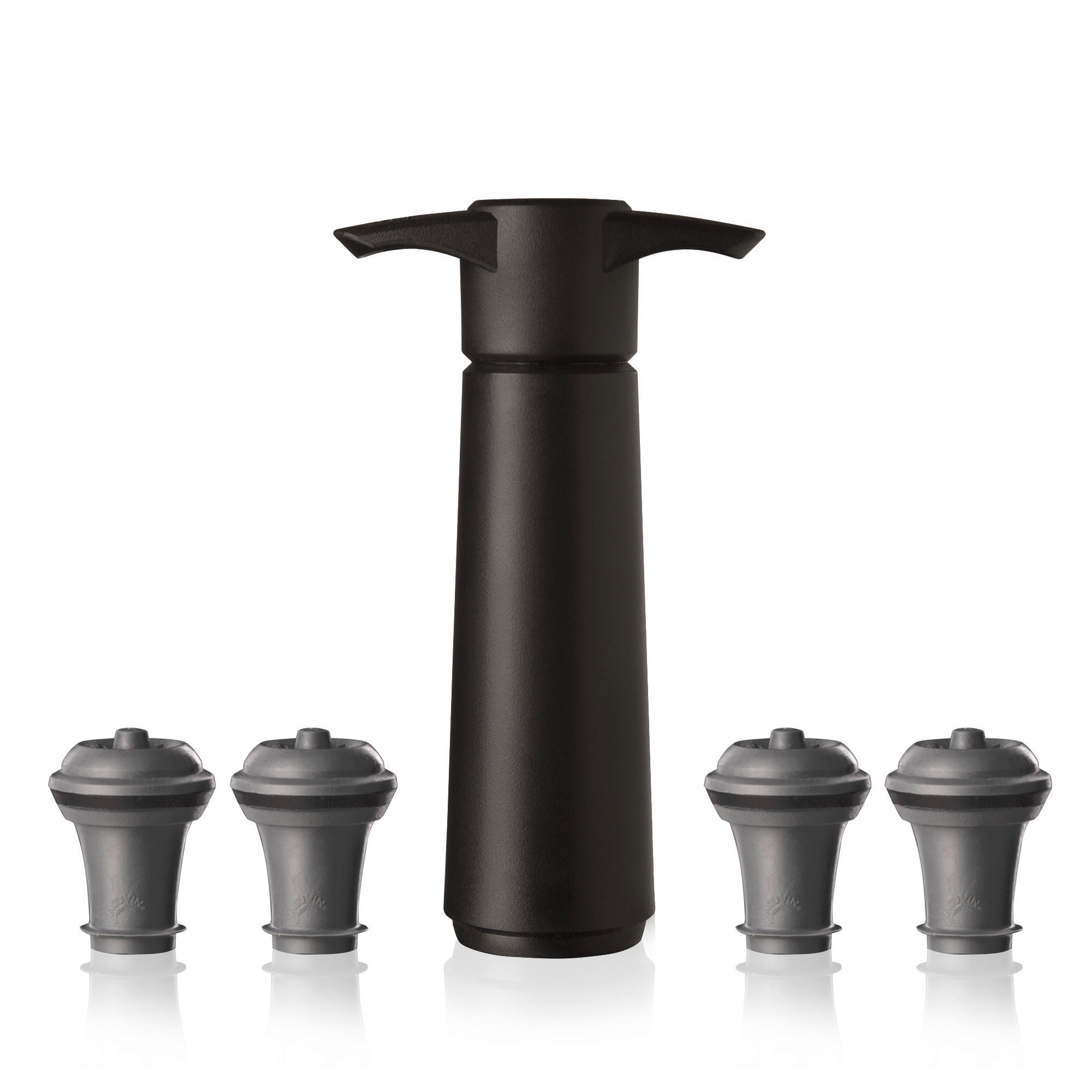 SET PRIBORA ZA VINO - crna, Basics, plastika (8.5/22.4/4.9cm) - Vacu Vin