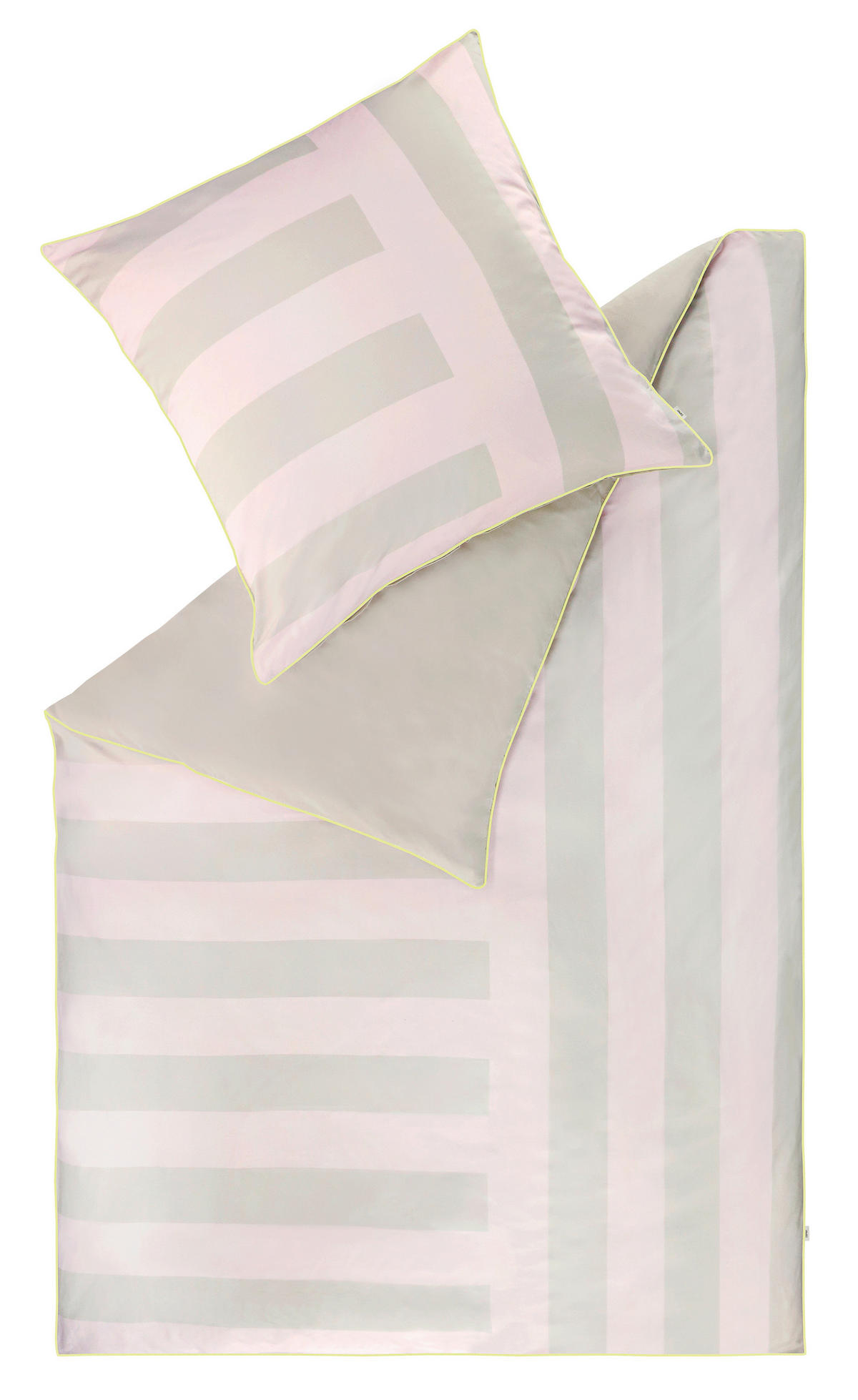 WENDEBETTWÄSCHE E-Greta rosé Renforcé 155/220 cm  - Roségold/Creme, Design, Textil (155/220cm) - Esprit