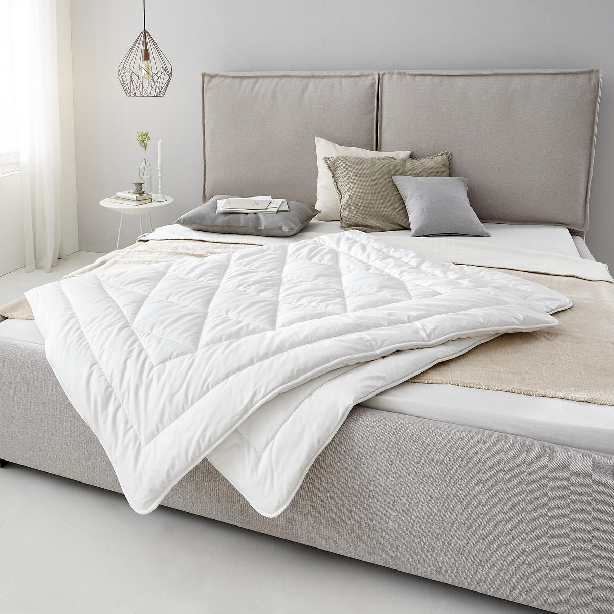 WINTERDECKE  Cosicotton Duo  135/200 cm   - Creme, Basics, Naturmaterialien/Textil (135/200cm) - Billerbeck
