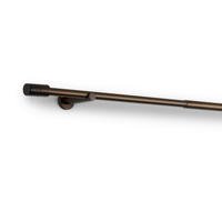 VORHANGSTANGENSET 120 cm  - Bronzefarben, Basics, Metall (120cm)