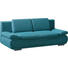 SOFA Blau - Blau/Chromfarben, Design, Textil/Metall (210/84/90cm) - NOVEL