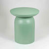 BEISTELLTISCH 50/50/55 cm Mangoholz Hartholz Mintgrün rund  - Mintgrün, Basics, Holz (50/50/55cm) - MID.YOU