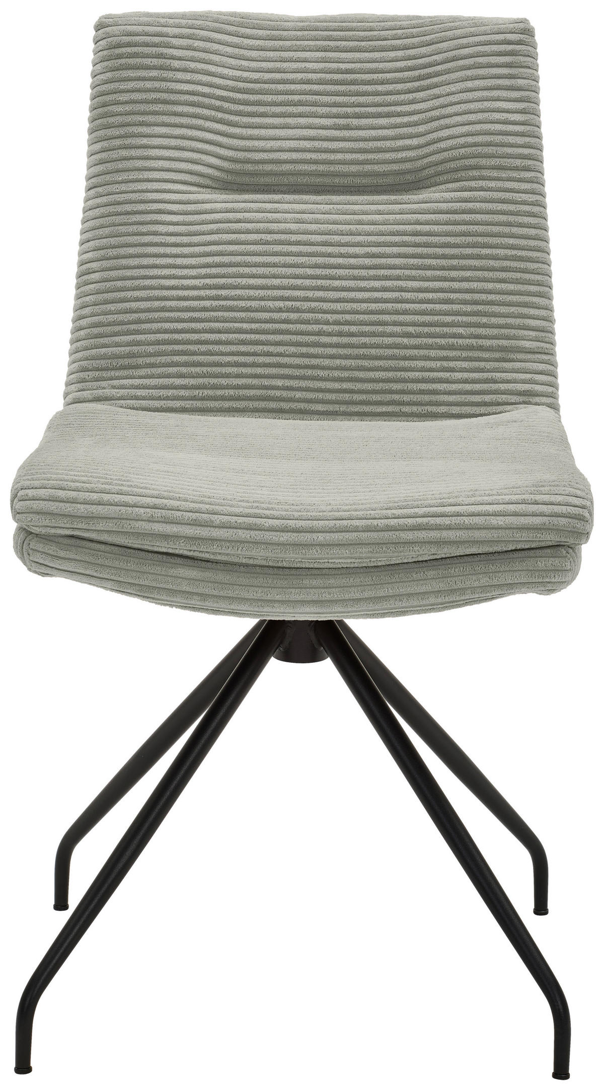 STUHL - Greige/Schwarz, Design, Textil/Metall (50/85/64cm) - Musterring
