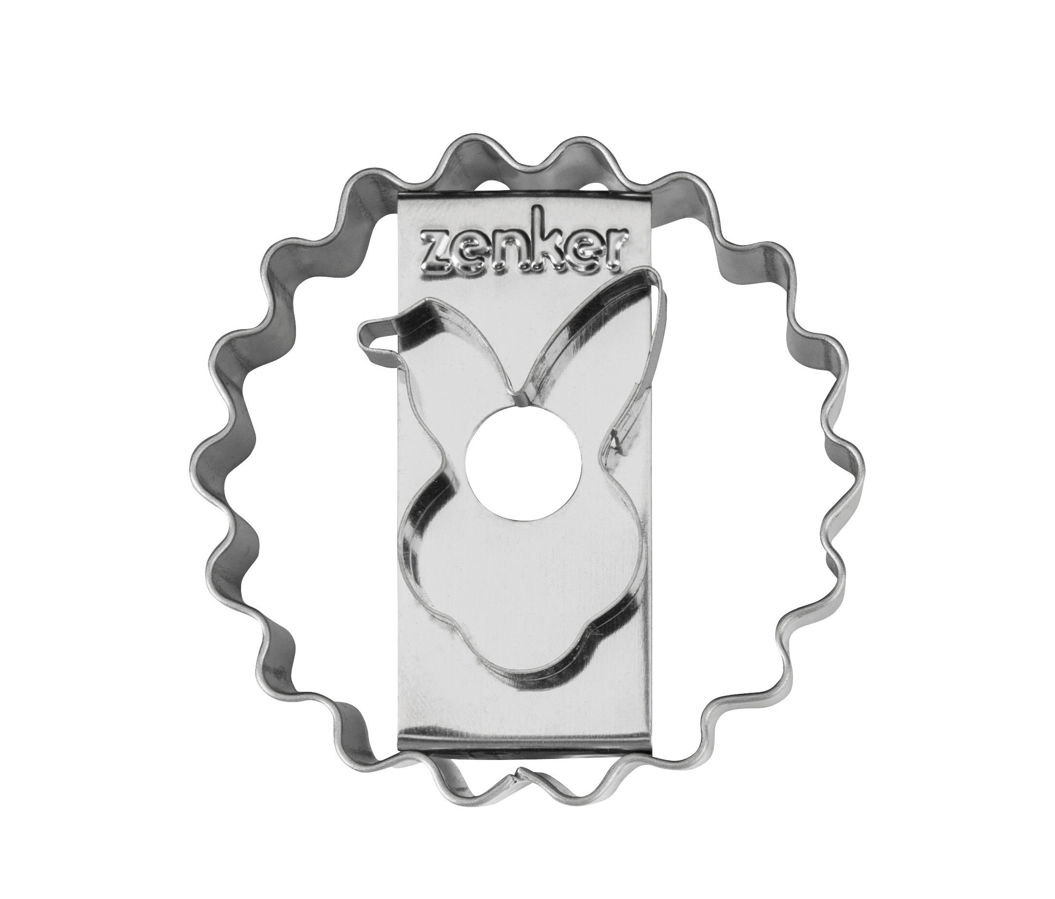 VYKRAJOVÁTKO - barvy stříbra, Basics, kov (5/2,6cm)