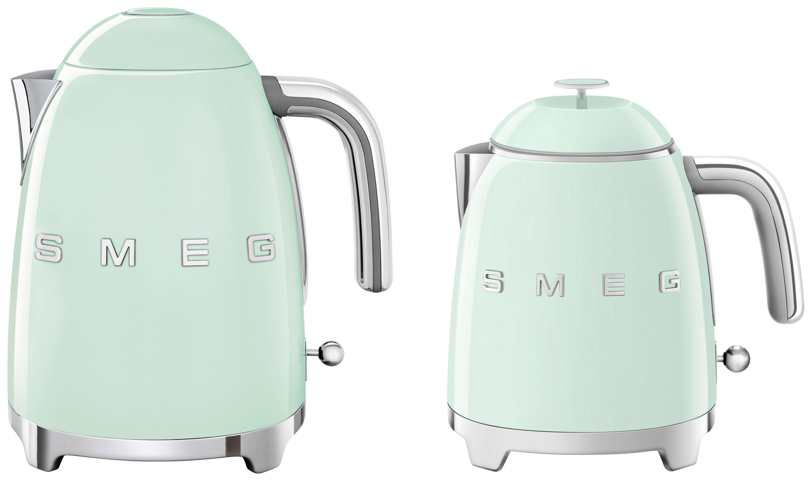 WASSERKOCHER 0.8 l  - Pastellgrün, Basics, Metall (20/20/15.2cm) - SMEG
