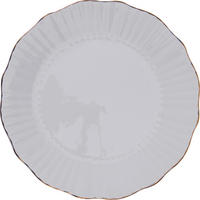 LAPOSTÁNYÉR 26 cm  - fehér, Basics, kerámia (26cm)