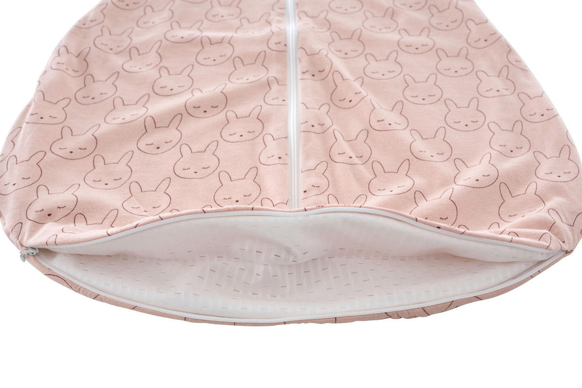 BABYSCHLAFSACK Kuschelhase Beige    110   - Beige/Altrosa, Basics, Textil (110null) - Träumeland
