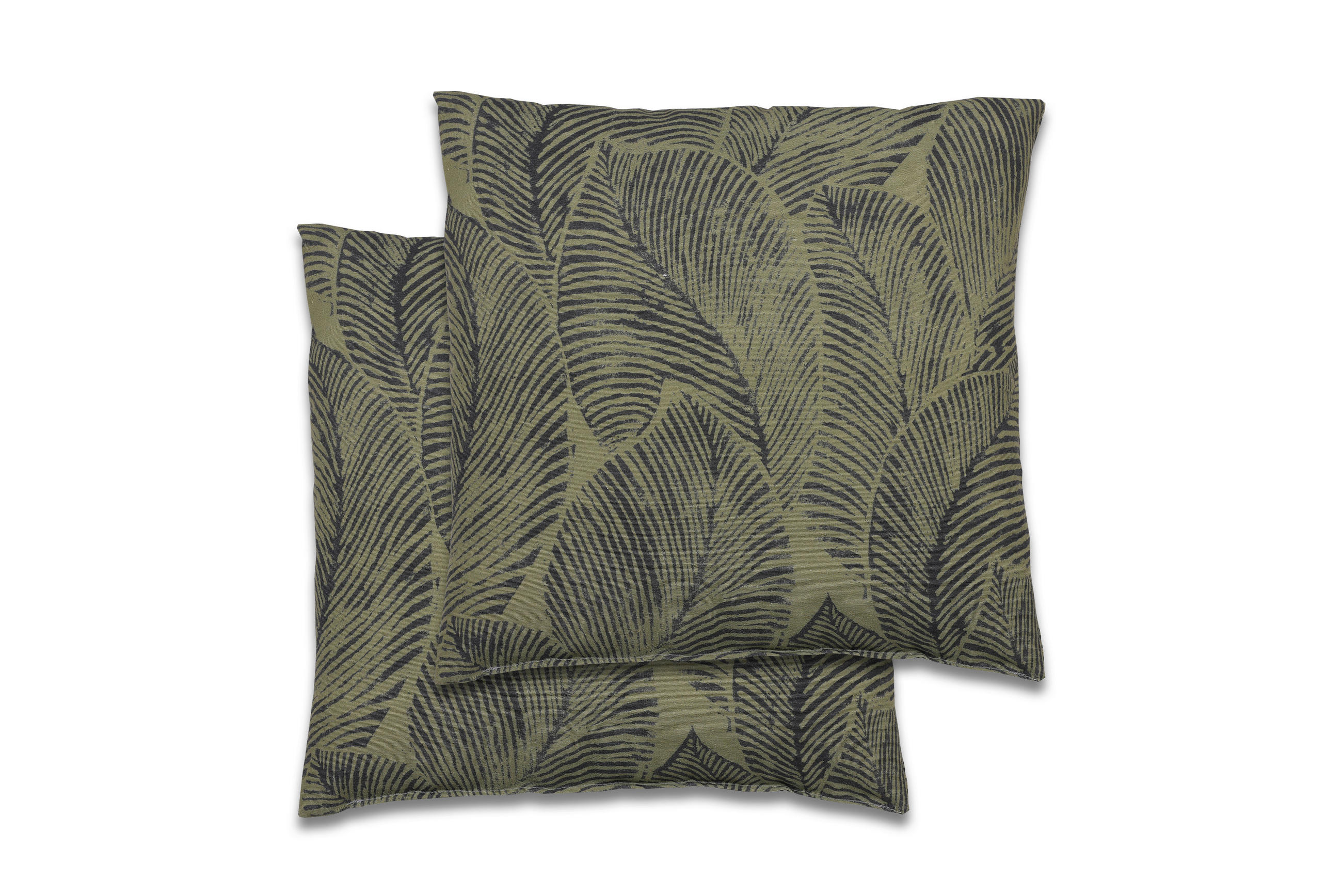 ZIERKISSENSET 2-teilig 48/48 cm  - Grün, Basics, Textil (48/48cm)