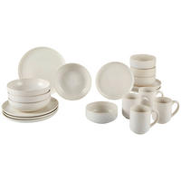 KOMBISERVICE 20-teilig 4 Personen Beige Marbella  - Beige, Trend, Keramik - Novel