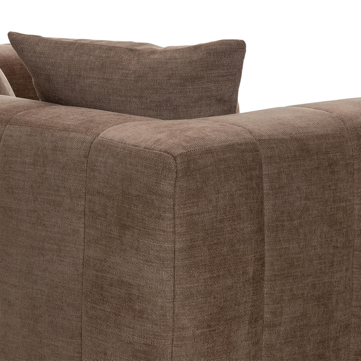 FÅTÖLJ i trä, textil brun  - brun/svart, Basics, trä/textil (92/77/91cm) - Pure Home Comfort