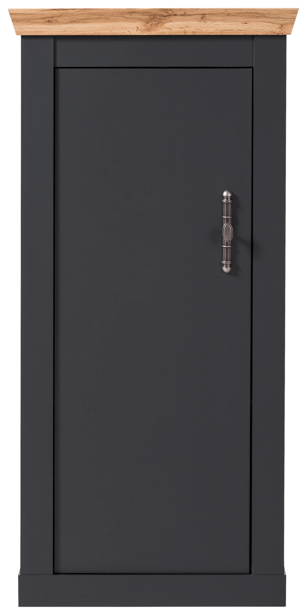 HIGHBOARD  in 72/146/38 cm  - Anthrazit/Eiche Wotan, Design, Holzwerkstoff/Metall (72/146/38cm) - MID.YOU