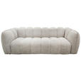 BIGSOFA Chenille Beige  - Beige/Schwarz, MODERN, Kunststoff/Textil (235/73/103cm) - Carryhome