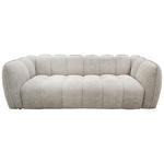 BIGSOFA Chenille Beige  - Beige/Schwarz, MODERN, Kunststoff/Textil (235/73/103cm) - Carryhome