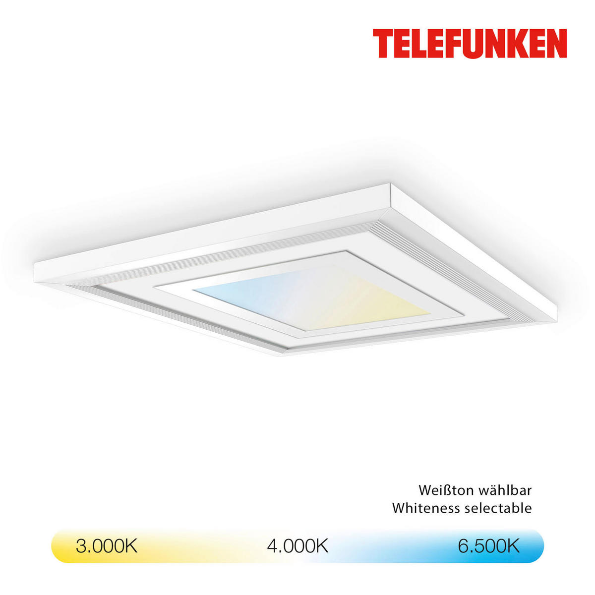 LED-PANEL   18 W/1600 lm/3000-6500 K// - bela, Trend, kovina/umetna masa (29,5/5,5cm)