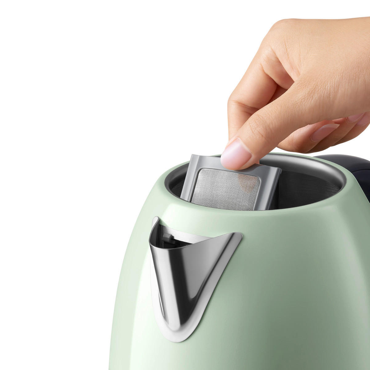 VÍZFORRALÓ - pasztellzöld, Basics, fém (23/17/29cm) - BUYDEEM