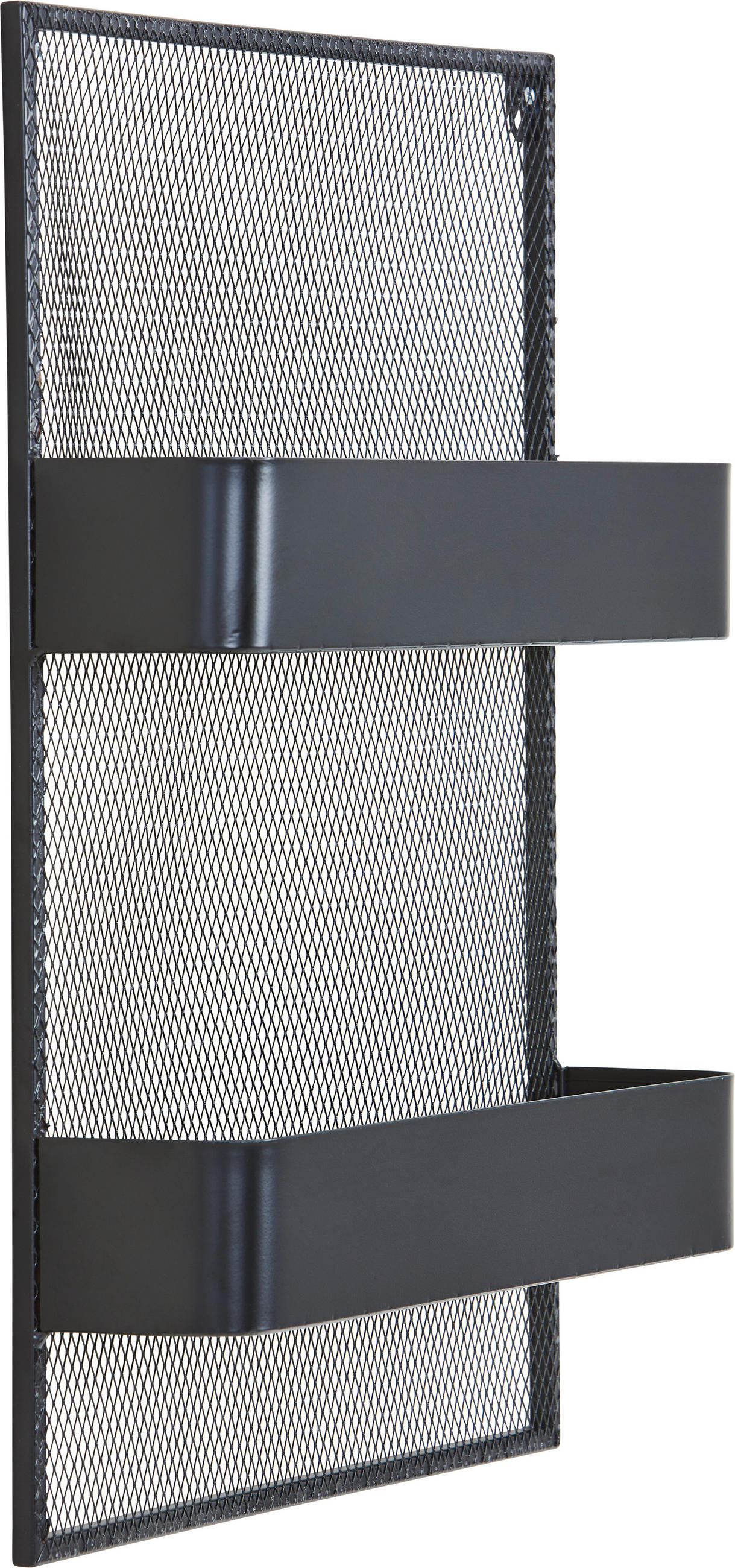 WANDREGAL Schwarz  - Schwarz, Design, Metall (45/10/60cm) - MID.YOU