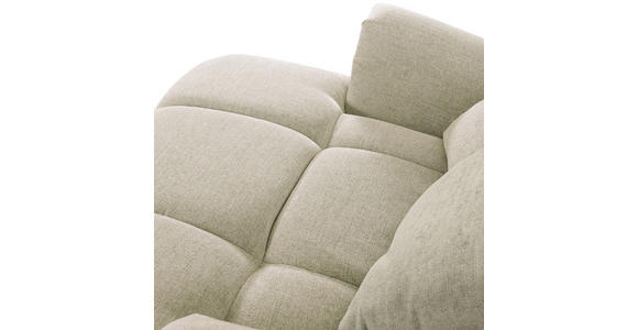 XXL-SESSEL Flachgewebe Beige - Beige/Schwarz, KONVENTIONELL, Holz/Textil (125/100/140cm) - Carryhome