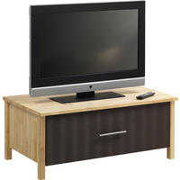 TV-ELEMENT 96/40/46 cm  - Chromfarben/Erlefarben, Natur, Holz/Metall (96/40/46cm) - Linea Natura
