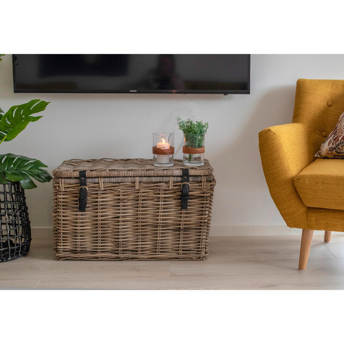 KORBSET  - Naturfarben, Basics, Naturmaterialien (81/48/51cm)