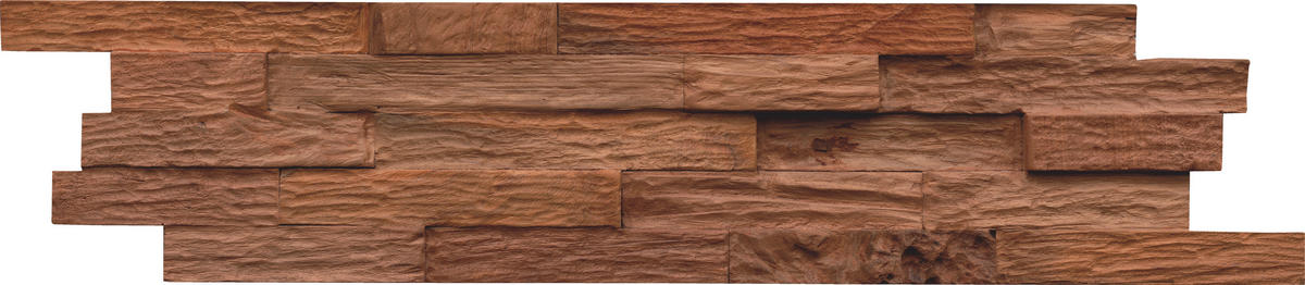WANDVERKLEIDUNG - Braun, Basics, Holz (61/15/2cm)