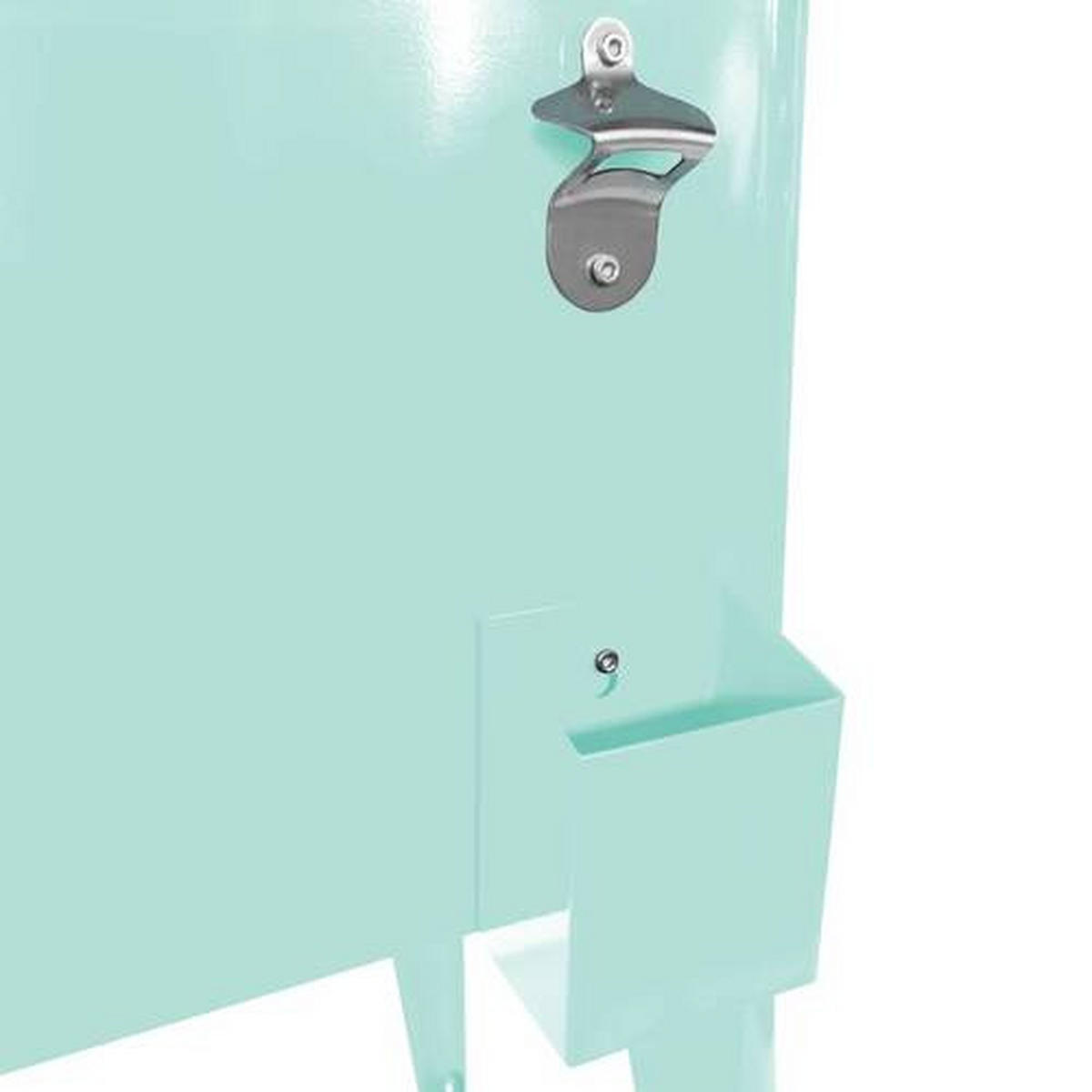 KÜHLBOX RETRO KÜHLER Mintgrün 76 l  - Mintgrün, KONVENTIONELL, Metall (43,00/89,00/92,00cm) - Ambia Garden