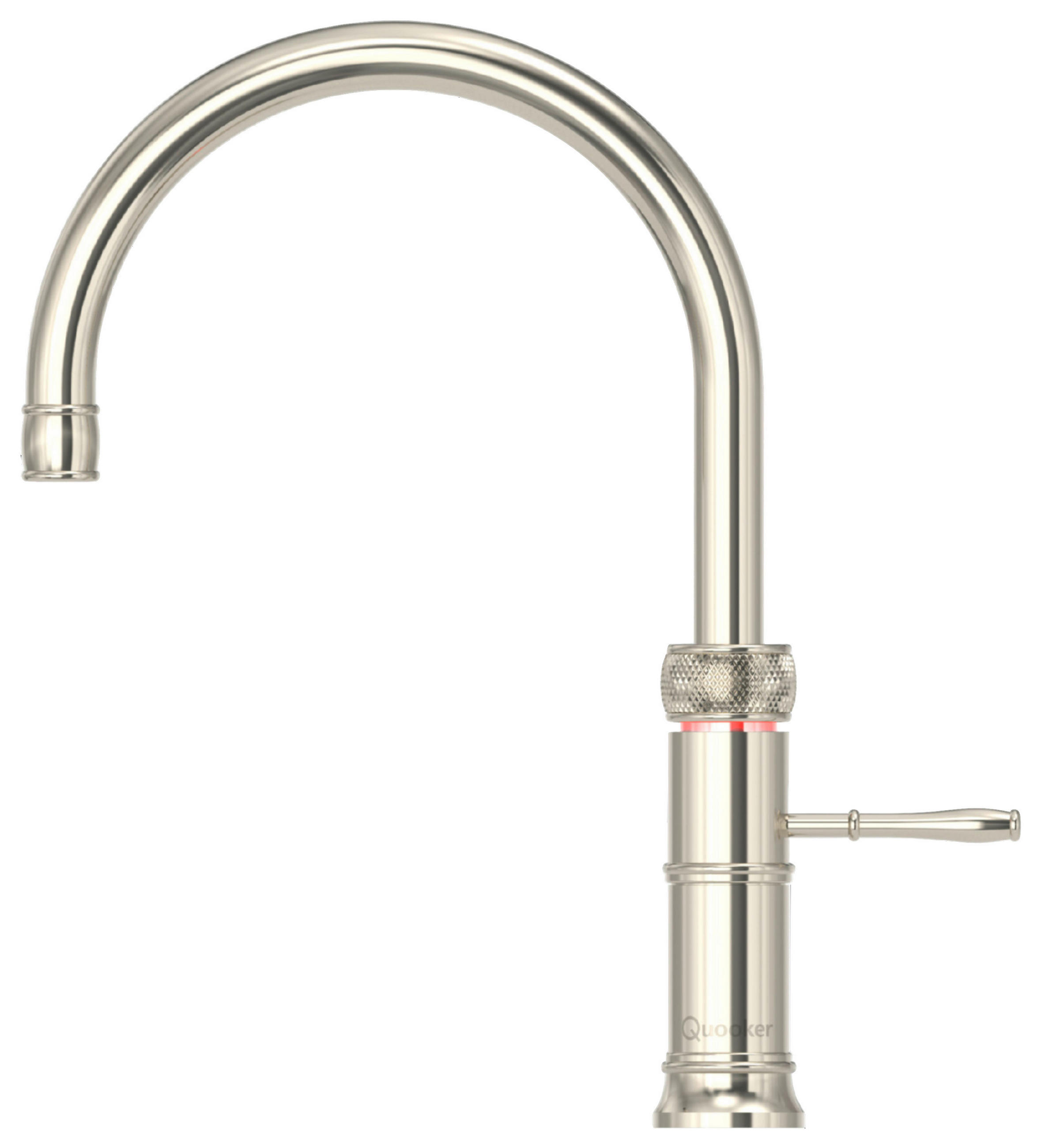 Quooker Küchenarmatur Classic Fusion Round Nickel 5x36.6x25.1 cm