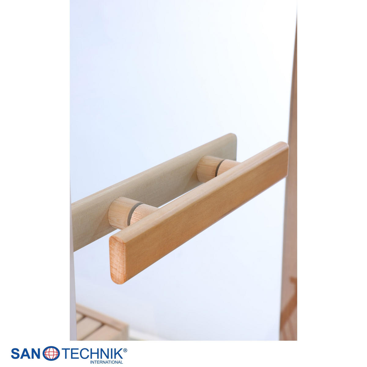 SAUNA für 2 Personen  - Naturfarben, Basics, Glas/Holz (130/120/200cm) - Sanotechnik