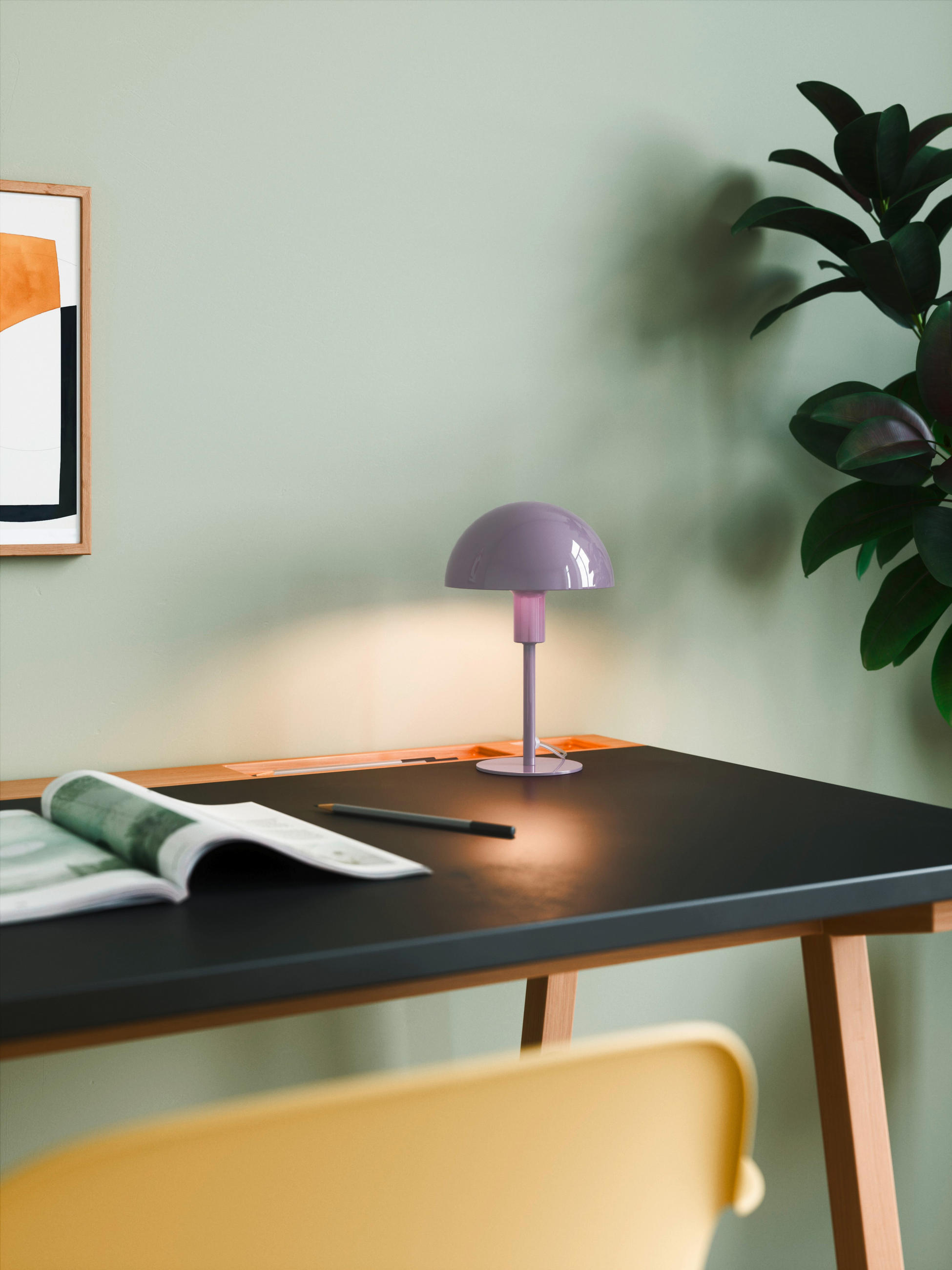 TISCHLEUCHTE Ellen Mini 16/25 cm   - Lila, Design, Metall (16/25cm) - Nordlux