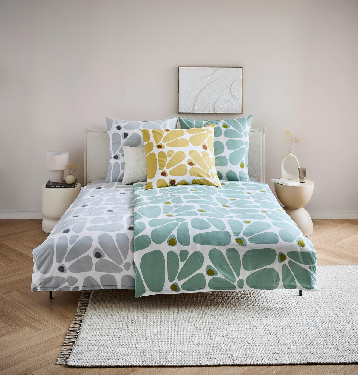 BETTWÄSCHE Renforcé 135/200 cm  - Grün, Textil (135/200cm) - Esposa